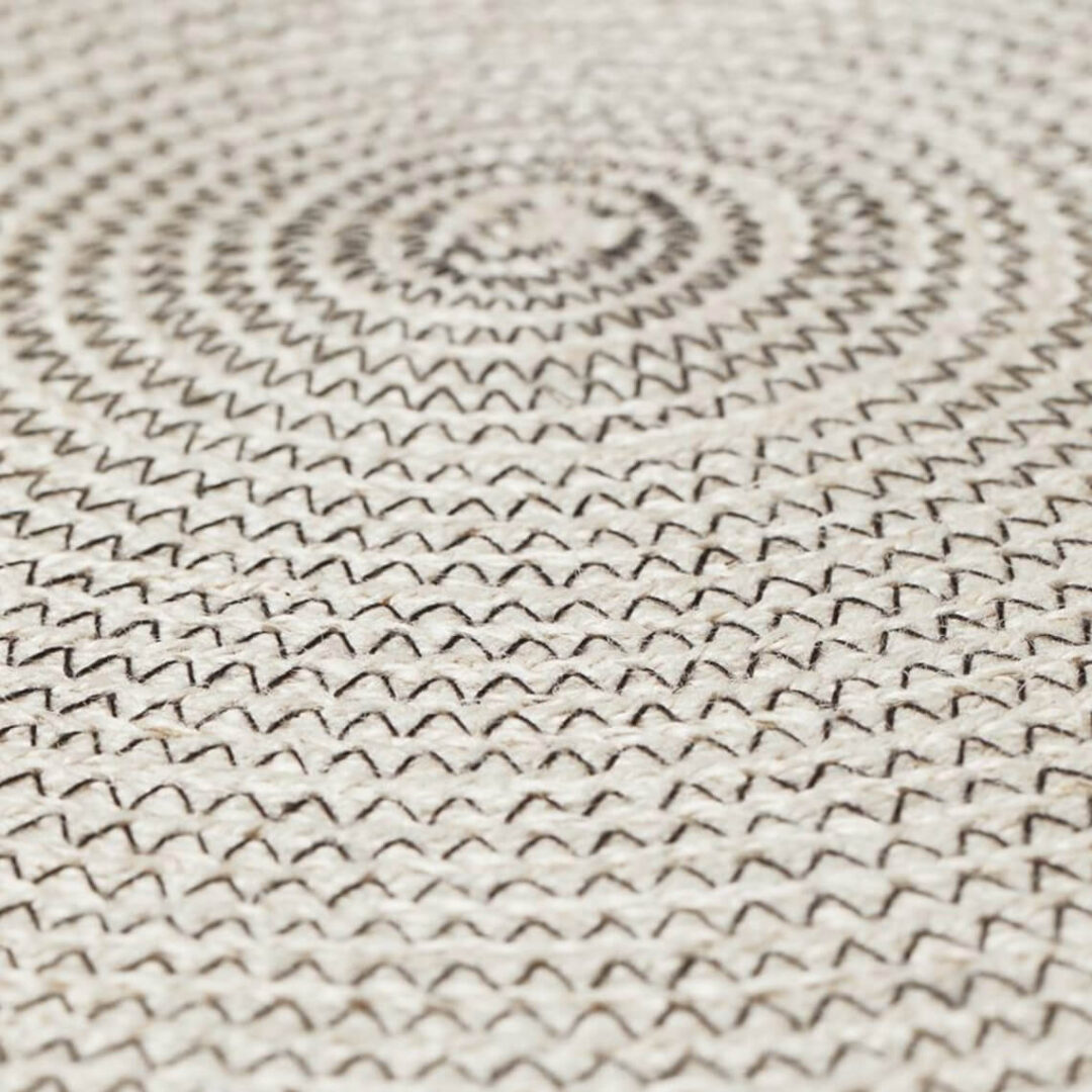 Round Jute Floor Mat - Image 3